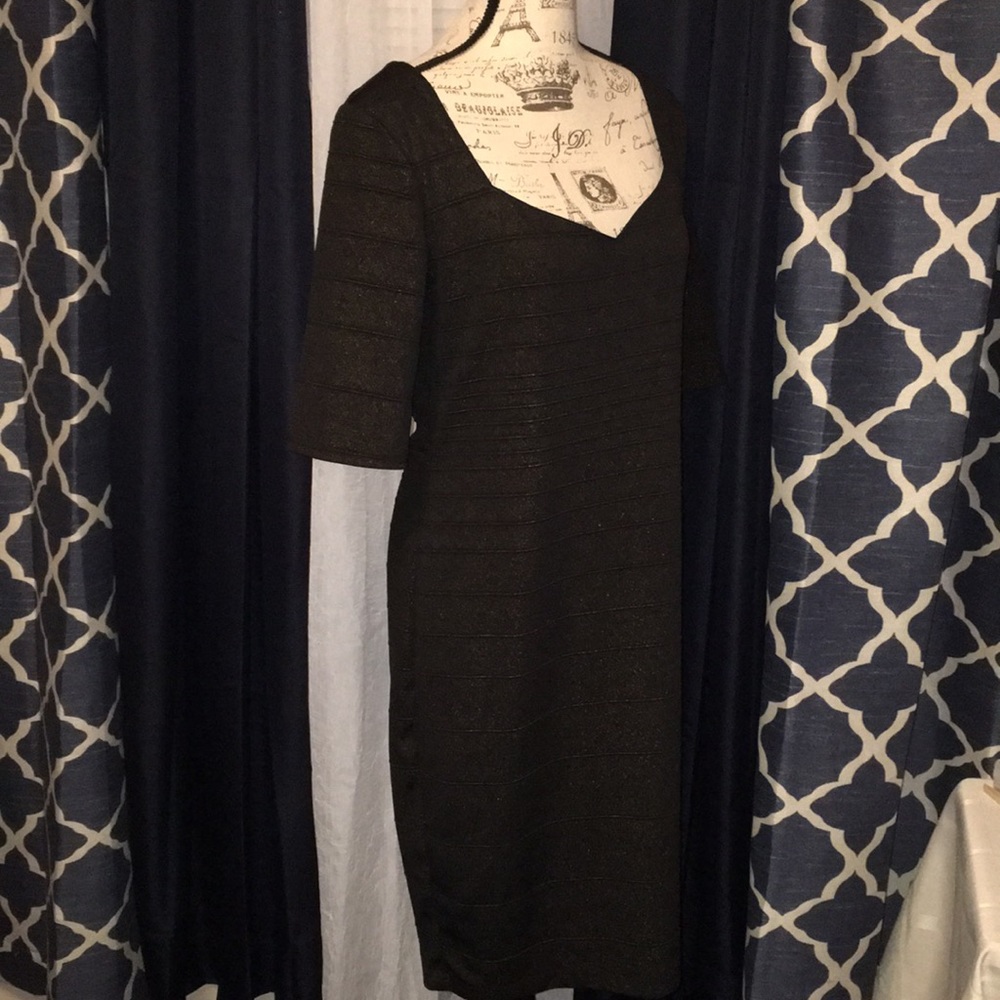 Very attractive dress.